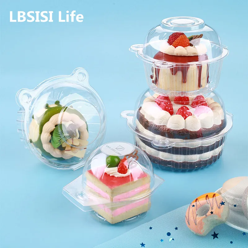 

LBSISI Life 100pcs/Lot Handmade Dessert Packing Box Puff Cheese Cake Tiramisu Mooncake Wedding Birthday Picnic Party Decoration