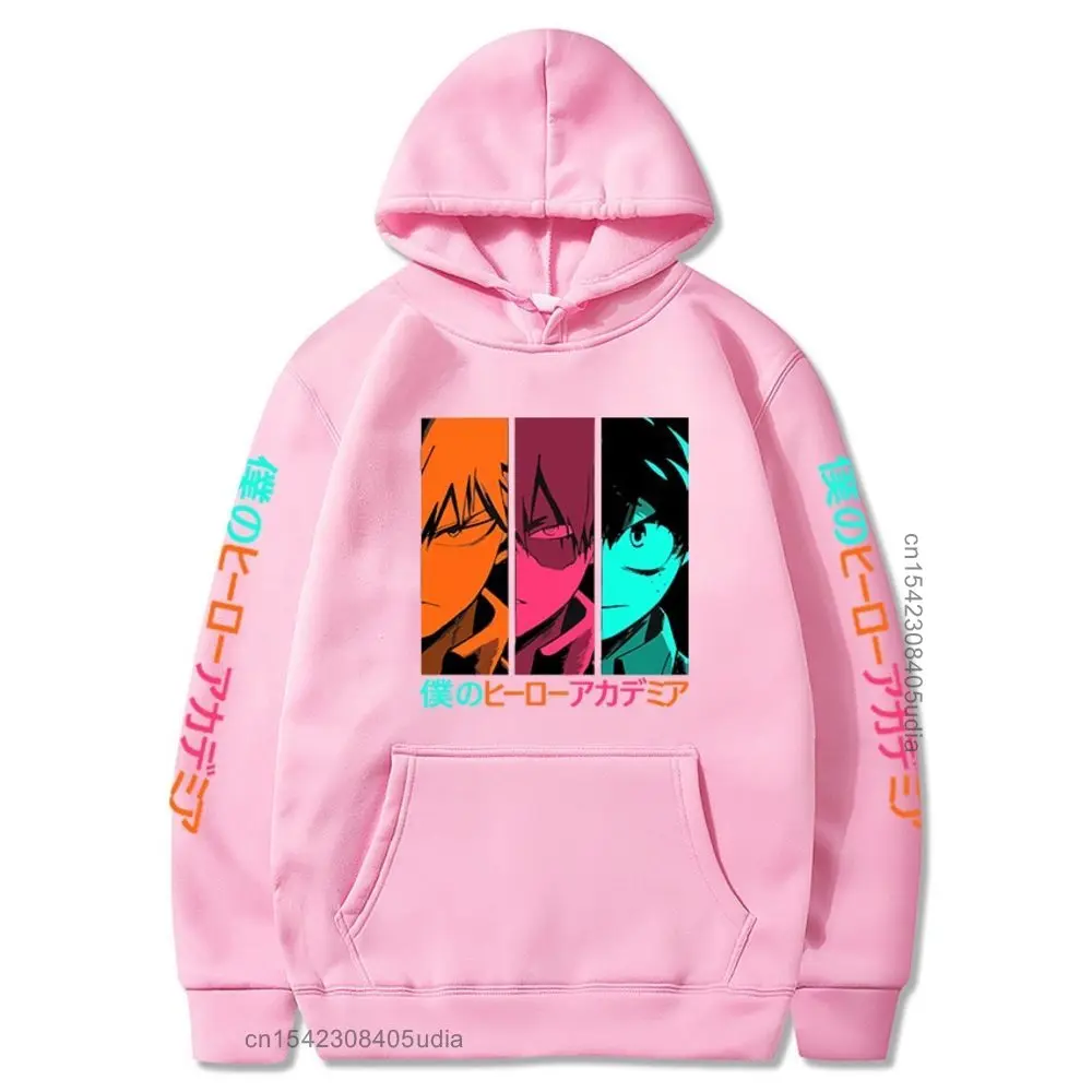 Толстовка с капюшоном Harakuju принтом моя геройская академия Повседневный пуловер