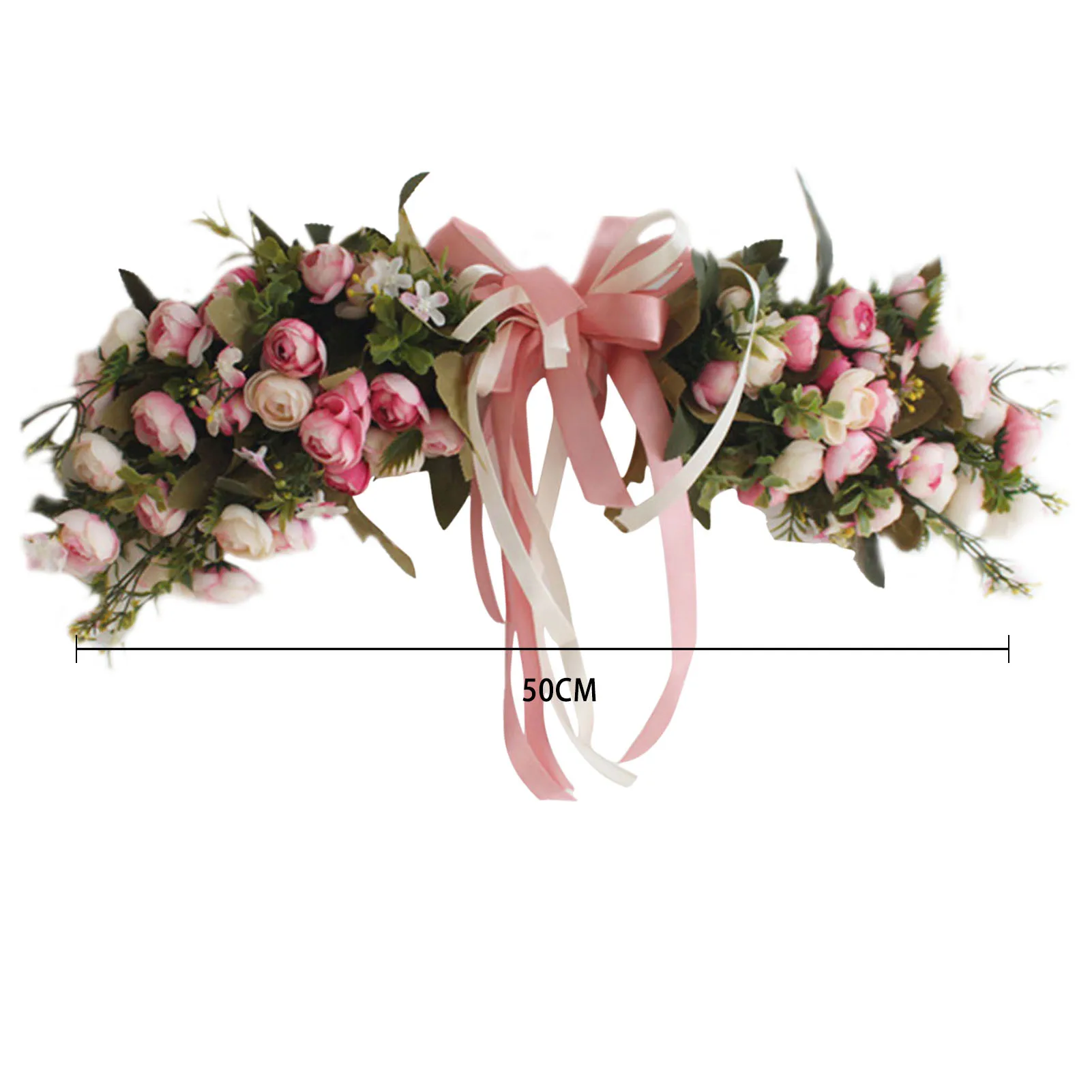 

Artificial Flower Silk Cloth Wedding Holiday Wall Door Decoration