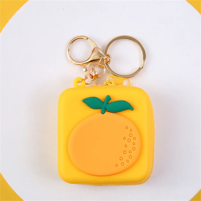 Симпатичный кошелек для монет в виде клубники Радужный мультяшный Кошелек очень