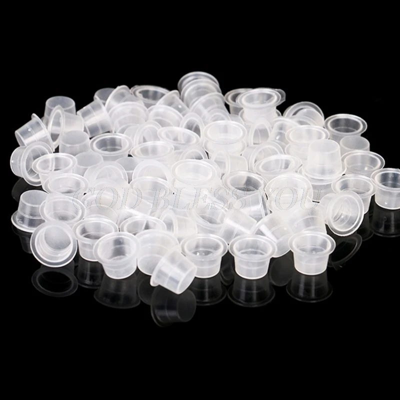 

Professional 18pcs/set Tattoo Disposable Dip Foam Caps Cups for Needle and Tip Rinse Dip Clean Drop Shipping
