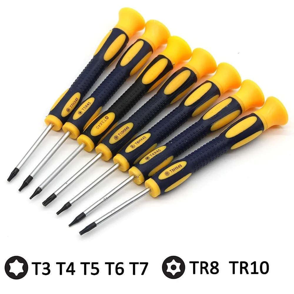 Набор отверток Torx с T3 T4 T5 T6 T7 T8 T10 Star Пинцет из нержавеющей стали Philip щелевые