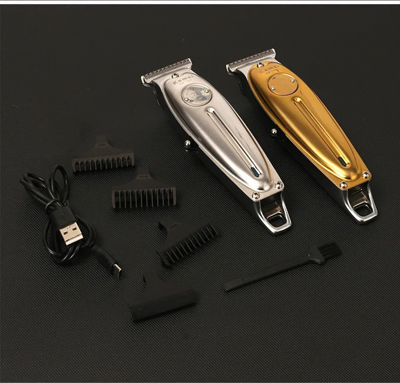 KM-1949 цельнометаллический профессиональный триммер для волос борода шнур