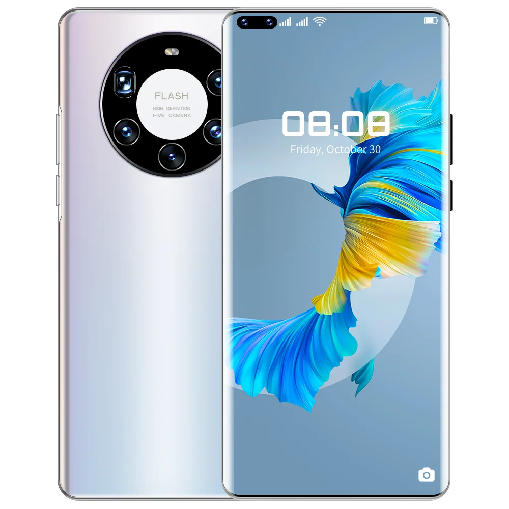 

7.2-inch 4G 5G Ultra Mobile Phone Mate40 Pro+ 5000 mAh Android 10.0 16GB 512GB Dual SIM Card Touch Screen Featured Smartphone