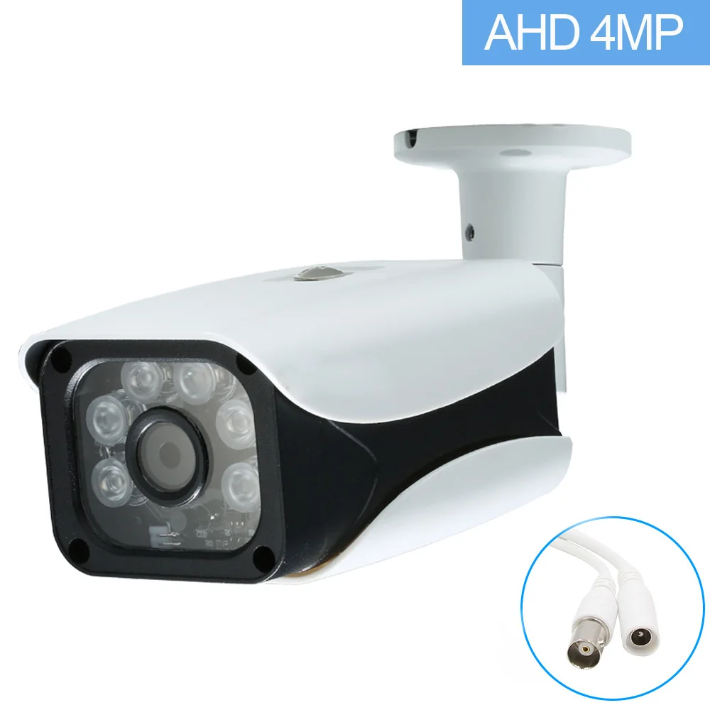 AHD 4MP AHD камера, 5MP, 4MP, 2MP, 1080 P, камера безопасности, ony Bullet, уличная, водонепроницаемая, CCTV, камера видеонаблюдения, ИК, день, ночное видение - Цвет: AHD 4MP