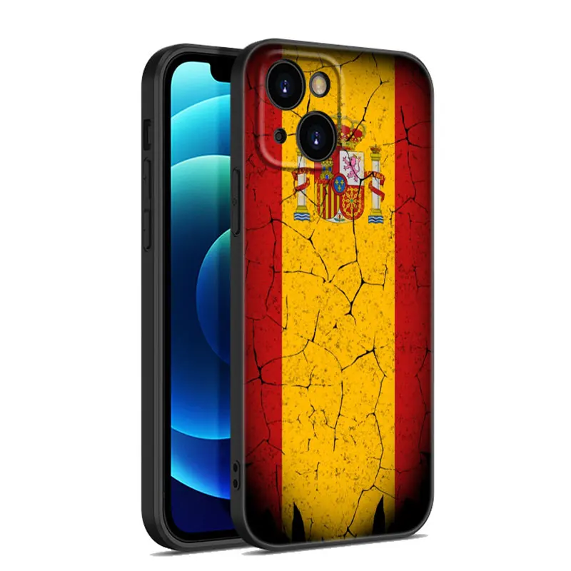 Чехол с гербом Испании для телефона Apple iPhone 13 12 Mini 11 Pro XS Max XR X 8 7 6S 6 Plus 5S 5 SE 2020 мягкий