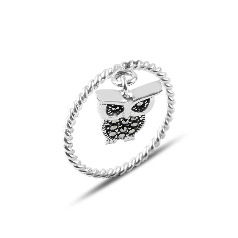 

Серебряное кольцо Silverlina в виде совы