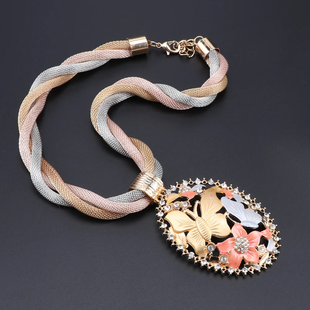 African Beads Women Necklace Earrings Bracelet Ring Jewelry Set For Gold Color Ethiopian Wedding Party Gifts | Украшения и