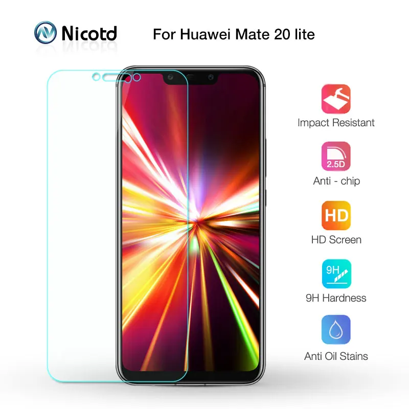 9 H закаленное стекло для huawei P Smart 2019 жесткая пленка mate 10 Lite 7 8 Pro защита экрана