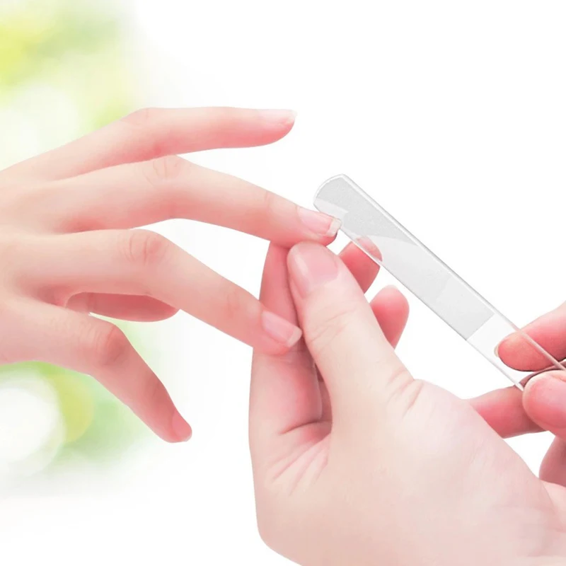 YALIAO нано кристальная стеклянная пилка для ногтей шлифовальная полировка