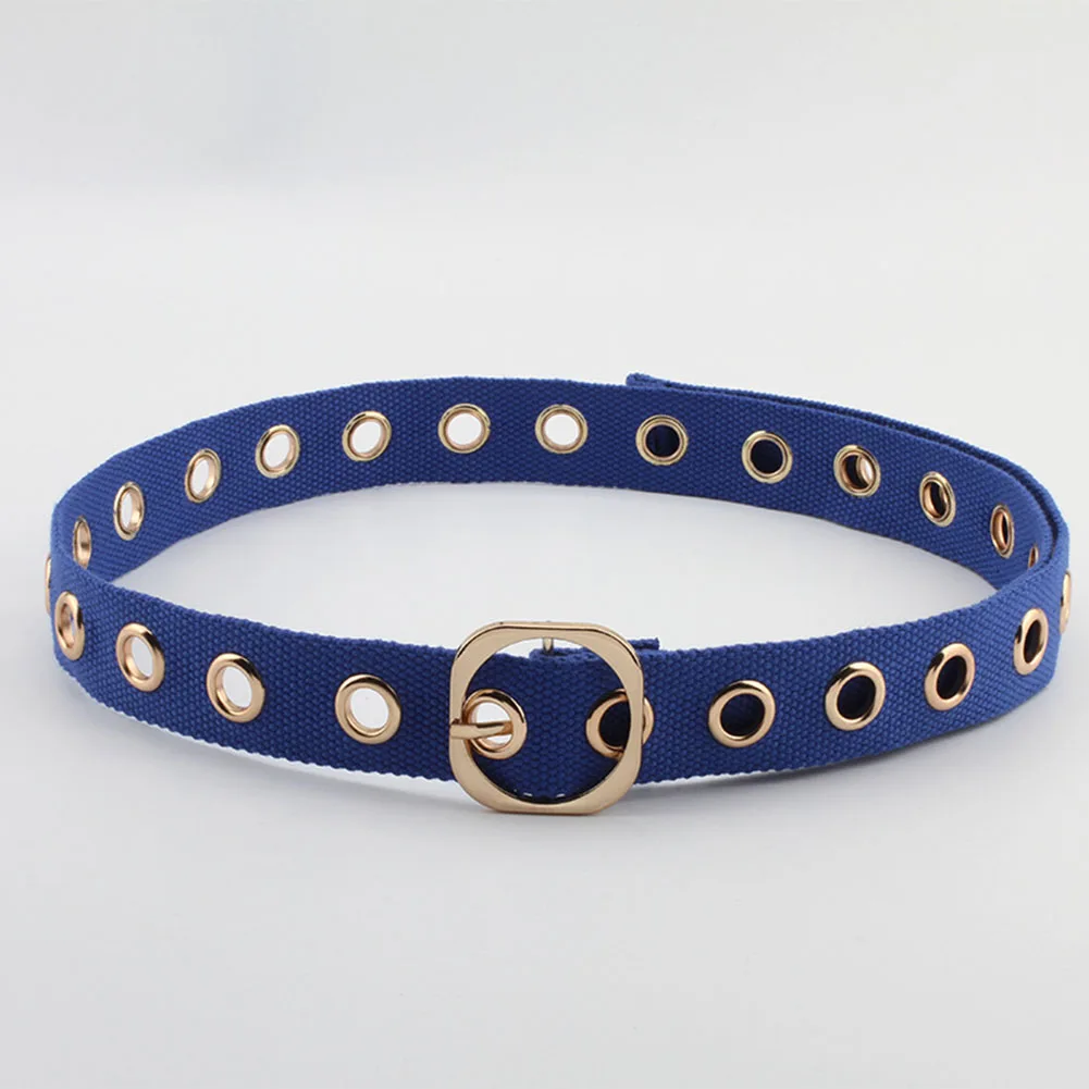 Ремень в стиле Харадзюку для мужчин и женщин дизайнерский широкий брезентовый