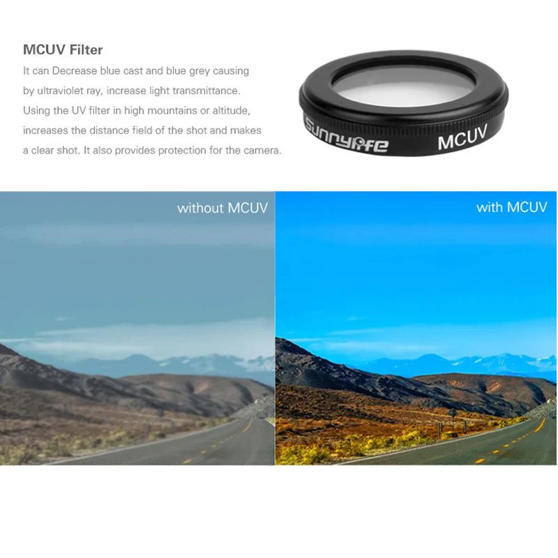 Фильтр для дрона UV CPL ND8/ND16/ND32 ND64 PL нейтральная плотность поляризационные фильтры