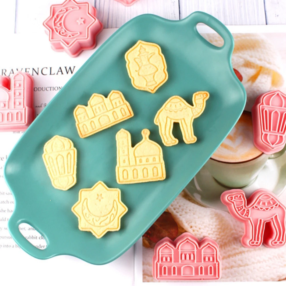 

Eid Mubarak Cookie Cutter Silicone Biscuit Mold DIY Fondant Cake Baking Tools for Party Decor1