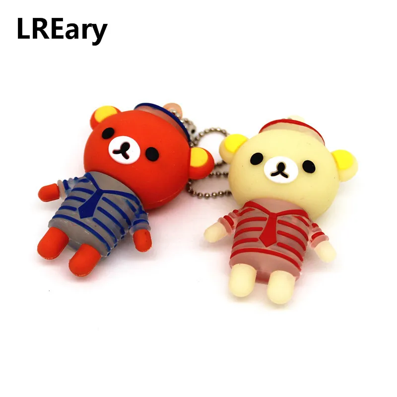 Мультяшный usb 2 0 красивый Медведь Rilakkuma USB флеш-накопитель 4 ГБ 8 16 карта памяти 32 64