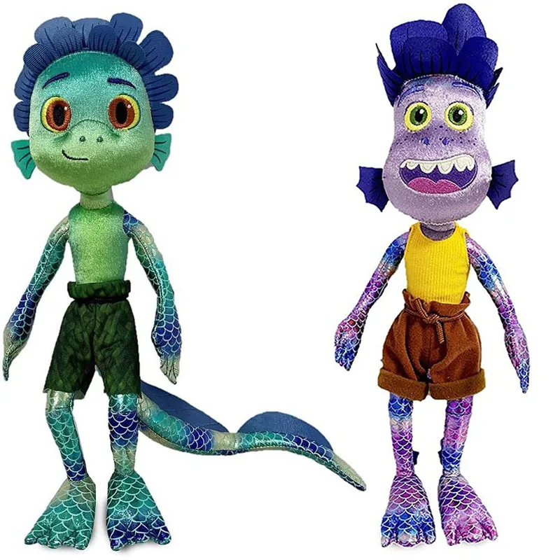 

17 Inches Luca Alberto Sea Monster Plush Toy Cartoon Purple Girl Giulia Father Cat Figure Doll Birthday Gift for Kids Party