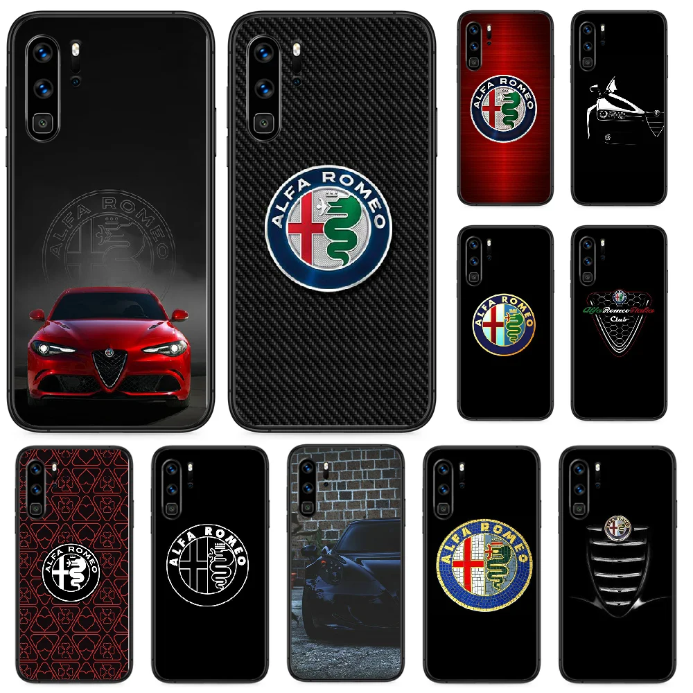 Alfa Romeo автомобильный чехол для телефона с логотипом Huawei P 9 Smart 10 20 30 40 8 Lite Mini Z 2019 Pro