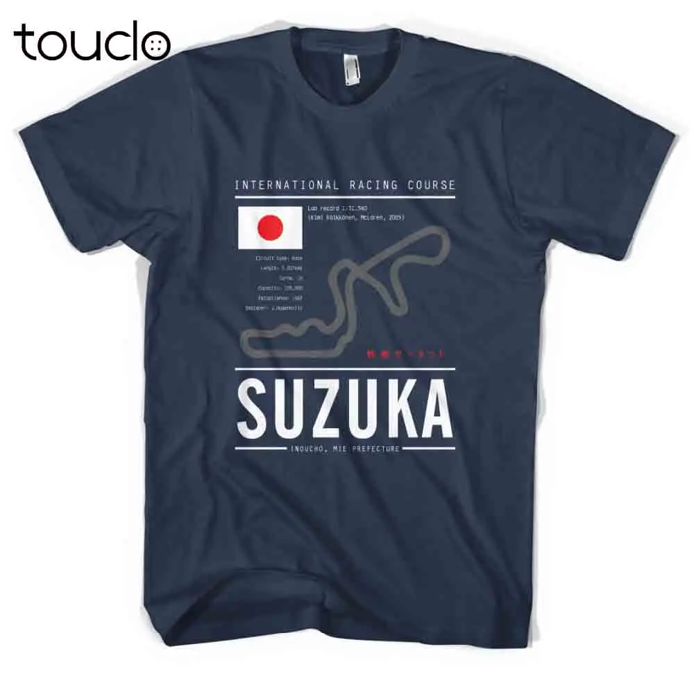 Футболка Suzuka Circuit Tee Race Track Japan export Jdm Impreza Evo Skyline Новое поступление футболок