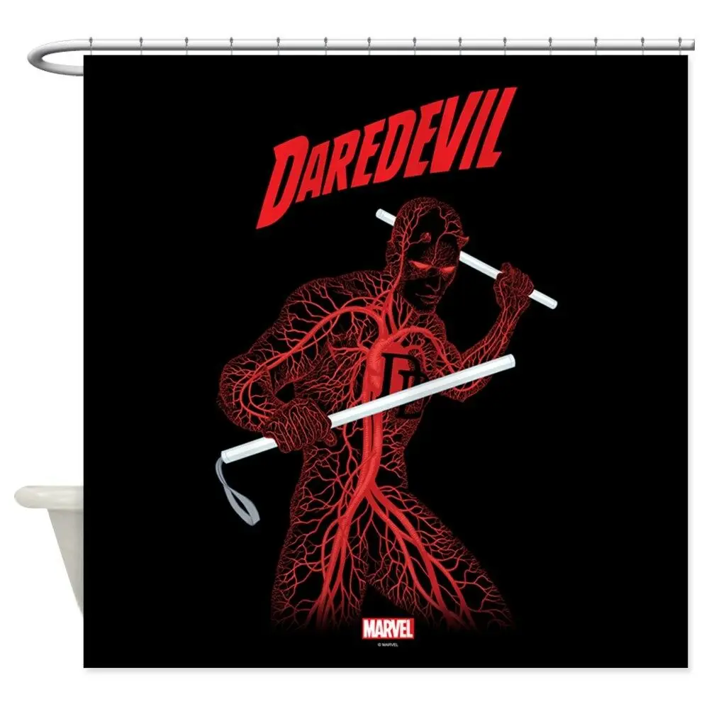 Занавеска для душа в крови Сорвиголова на заказ | Дом и сад