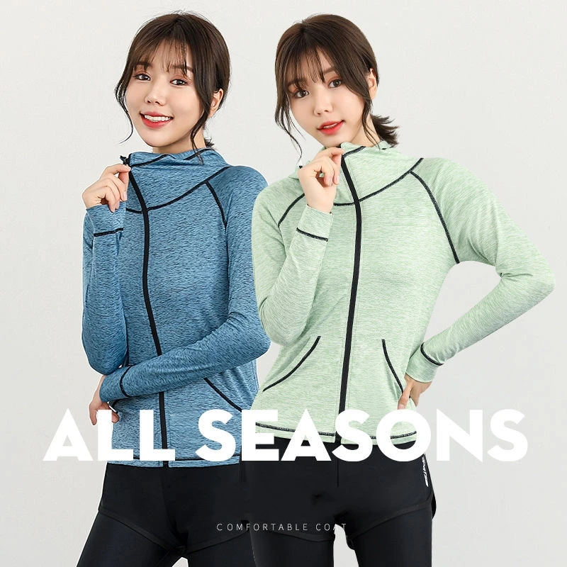 Пикантная спортивная куртка с капюшоном для девушек Просвечивающая тонкая