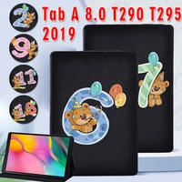 tablet case for samsung galaxy tab a sm t290 t295 8 0 inch pu leather stand cover case for sm t290 t295
