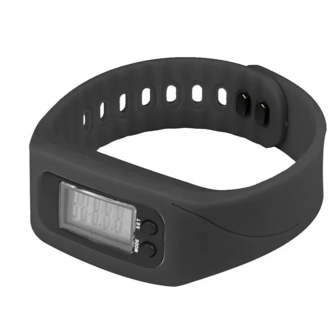 Мужские ЖК-цифровые часы роскошный белый светильник силиконовый ремешок