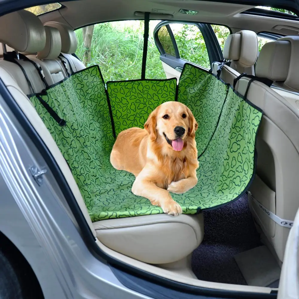 1х чехол для сиденья домашних животных с рисунком лапы непромокаемый матрасик