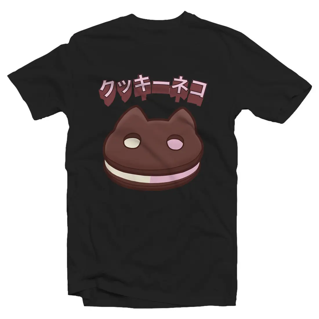 Футболка с надписью Cookie Cat Jap Steven Universe летняя Мужская модная футболка удобная
