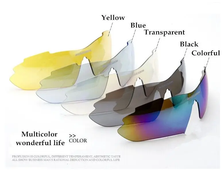 

ROBESBON Cycle Polarized Eyewear Glasses Bicycle Cycling Sunglasses Mountain Bike Ciclismo oculos de Sol For Men Women 5 Lenses