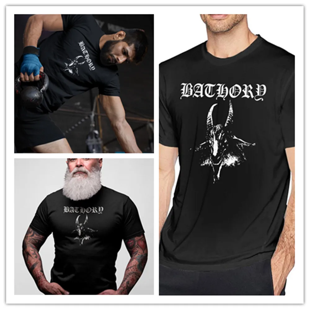 Футболка Darkthrone Bathory футболка с коротким рукавом 100% хлопок забавная уличная