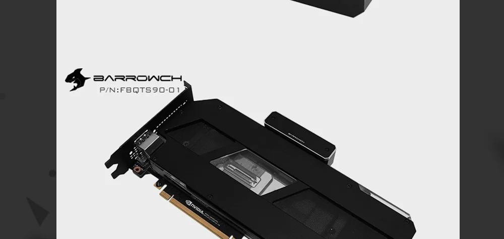 Barrowch FBQTS90-01, цифровой дисплей мост для курган GPU Блок, вертикальный выделенный 90 градусов мост разъем