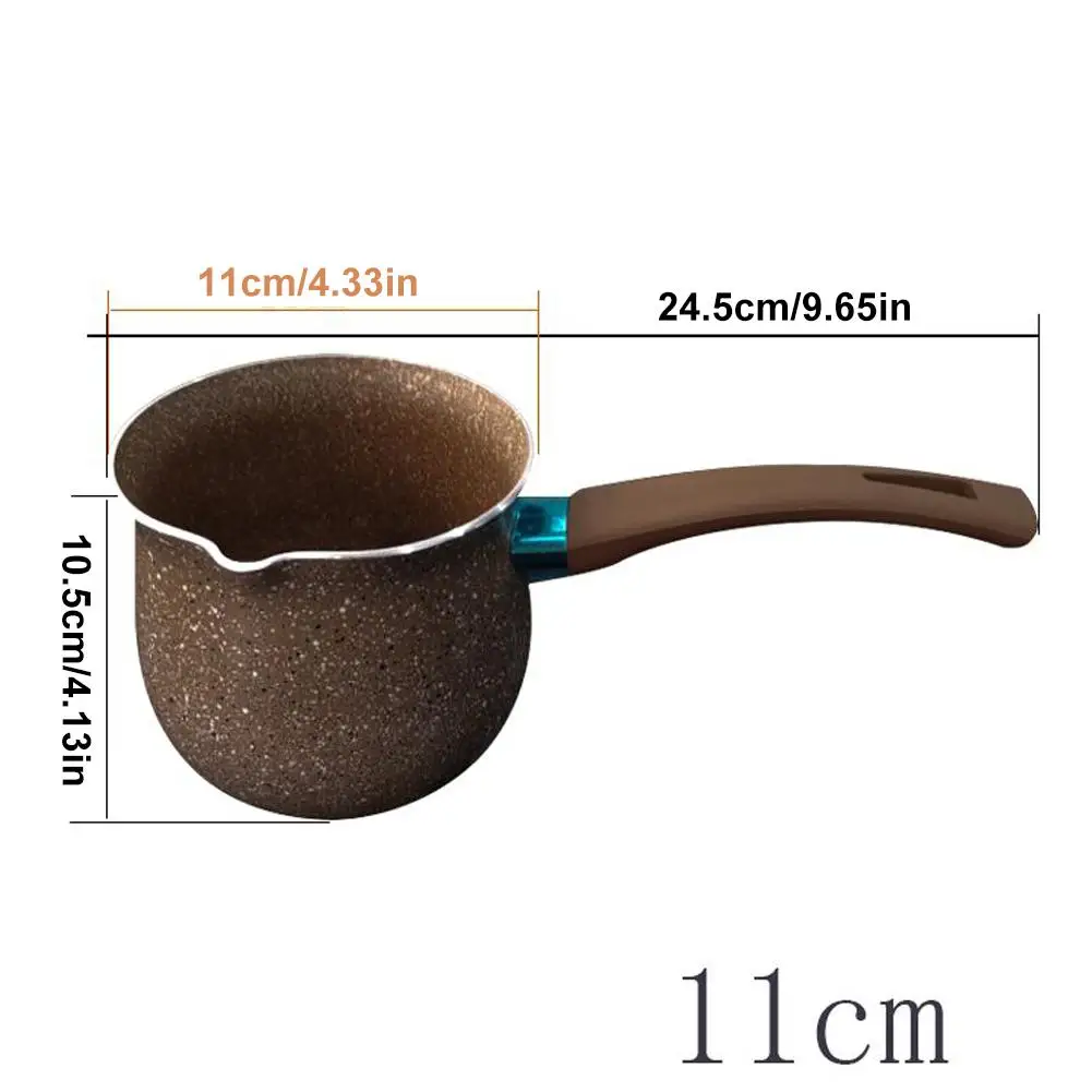 Антипригарная кофейная кастрюля молочный горшок расплавленный нагревательный