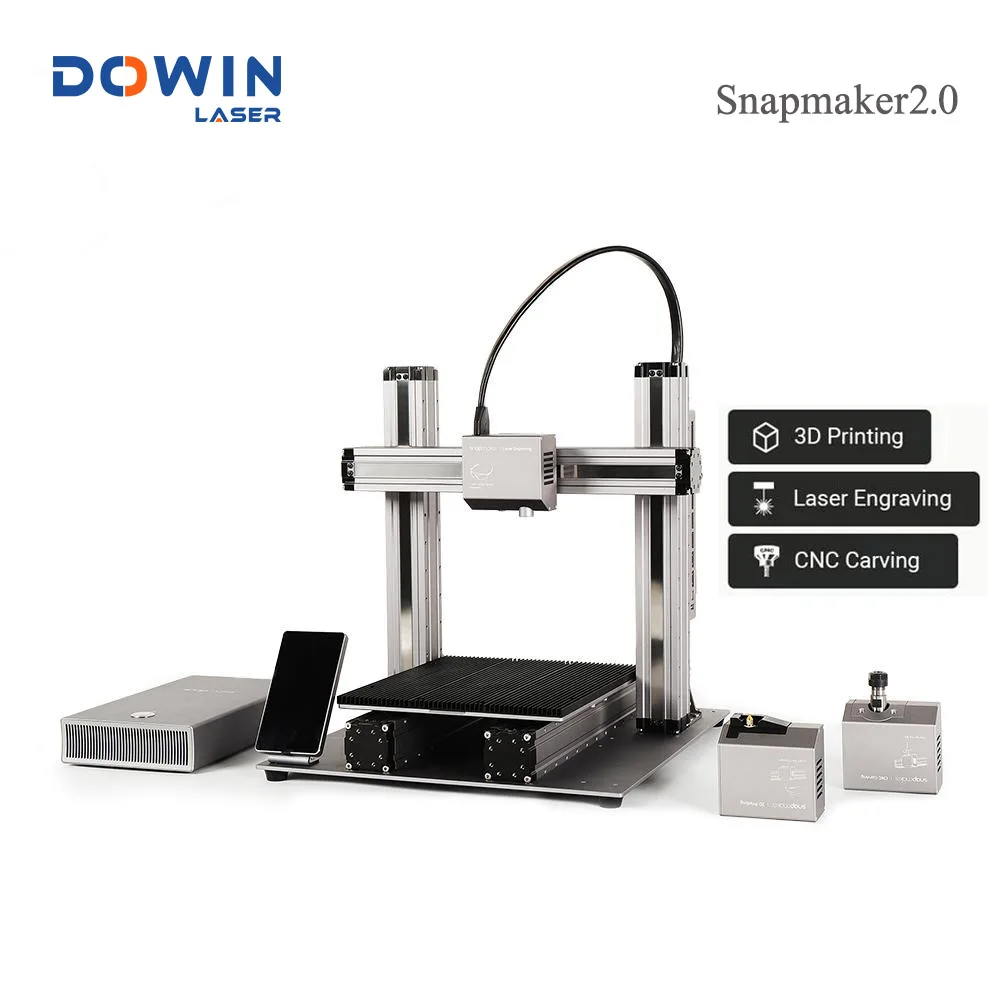 Snapmaker-impresora láser 3D, máquina Modular 3 en 1, A350, CNC, 2,0