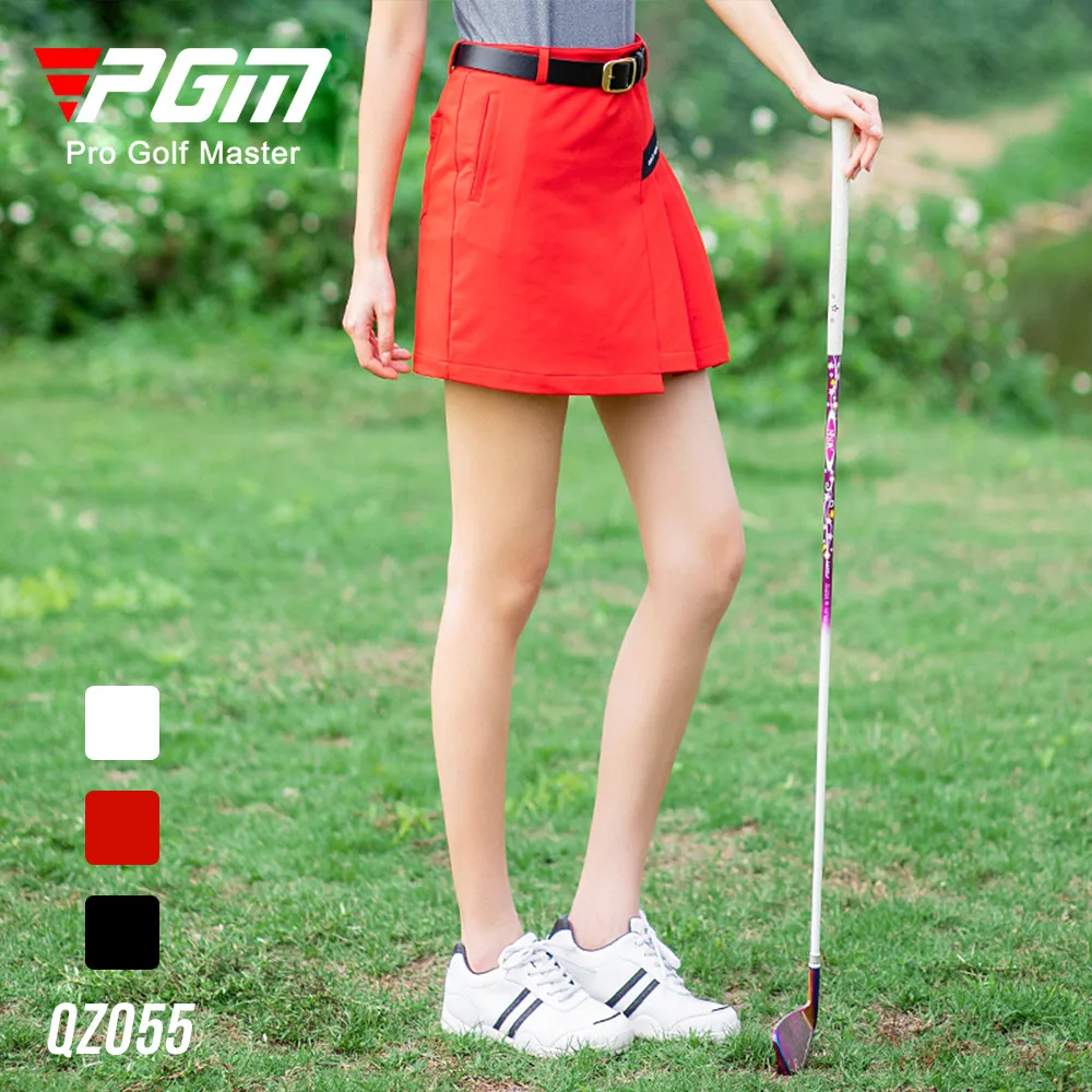 

PGM Golf Shorts Skirts Apparel Women Summer Breathable Sports Pleated Anti-exposure Pleated Skirt Ladies Slim Golf Sportswear