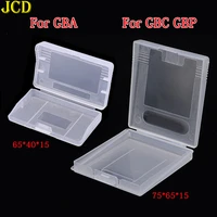 10pcs for gameboy advance pocket clear plastic game cards cartridge case dust cover case for gba gbc gbp protector holder cover