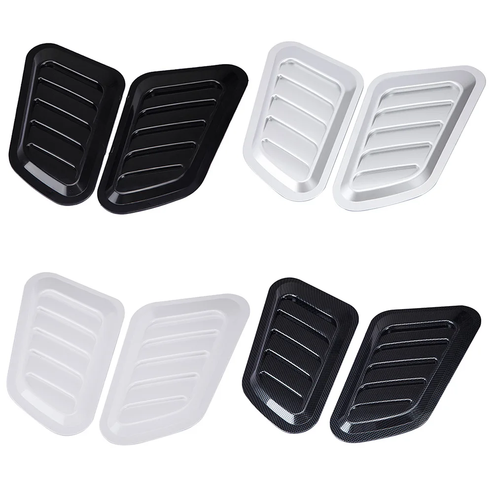 1 пара АБС Автомобильная передняя крышка двигателя наклейка автомобильная