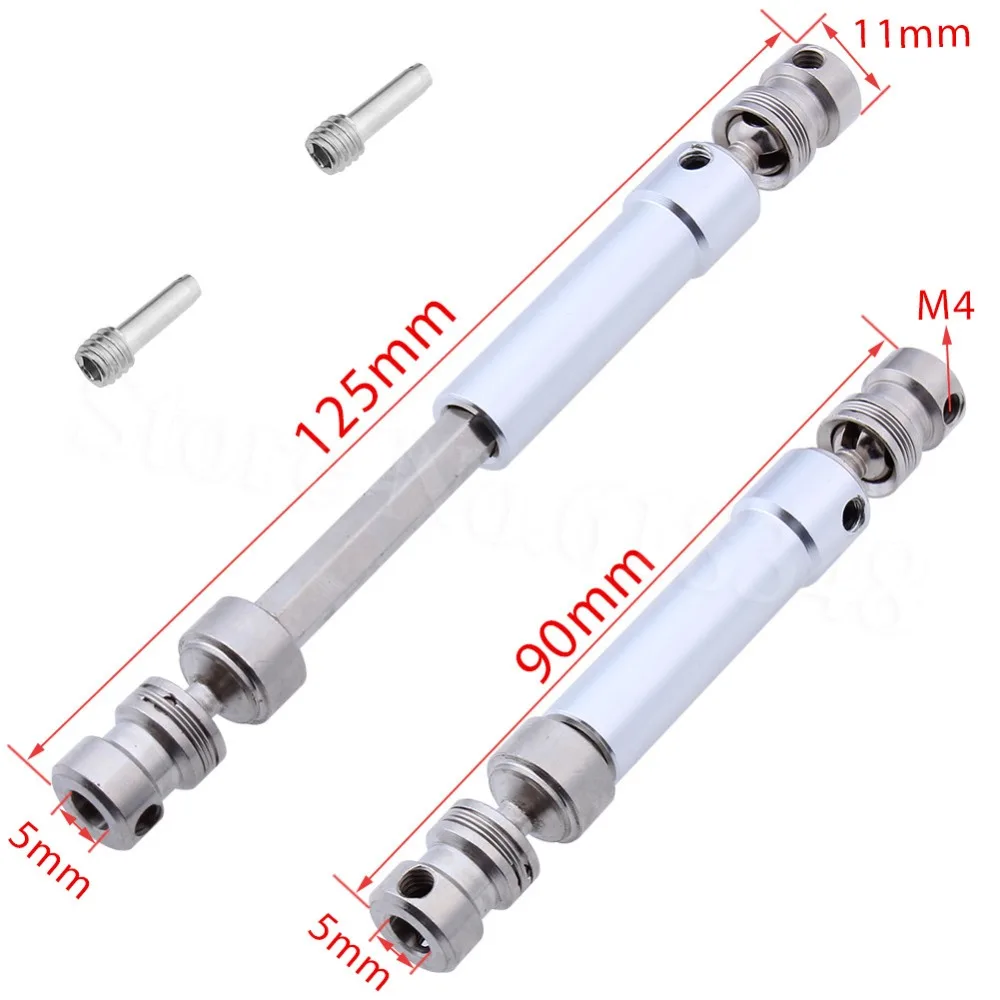 Алюминиевый металлический передний приводной вал 90 мм 125 для 1/10 RC Traxxas 8250