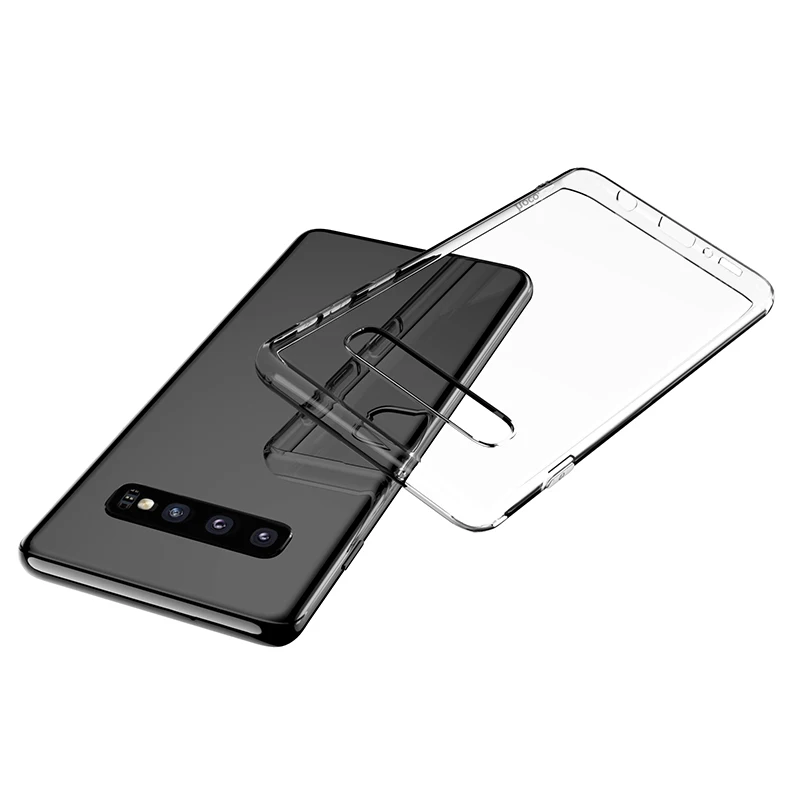HOCO TPU чехол для samsung Galaxy S10 S10+ S10e ультра тонкий мягкий чехол для samsung Galaxy Note10 Note10 Plus Прозрачный складной