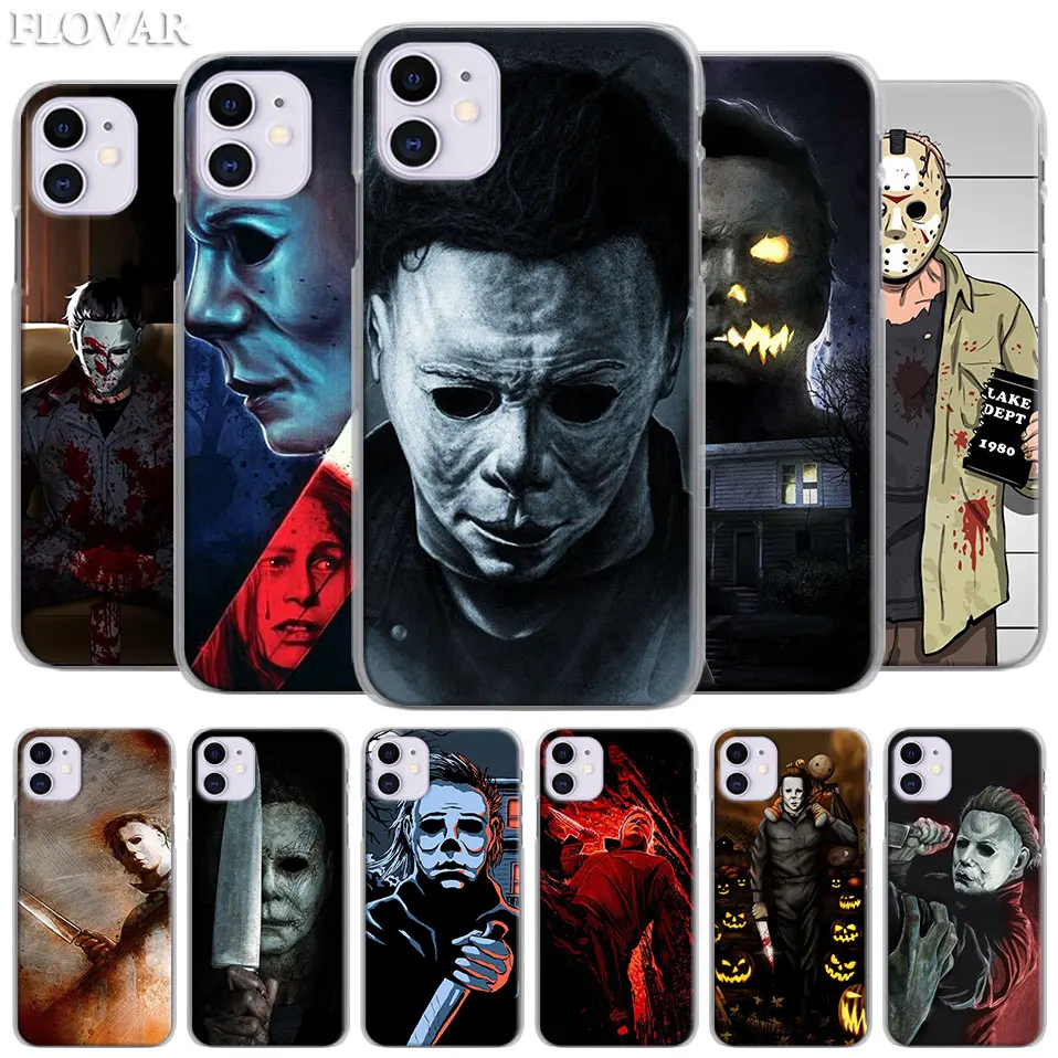 Чехол для телефона Apple iPhone 11 Pro MAX XR X XS 7 8 Plus 6 6s 5S SE жесткий чехол Хэллоуин Майкл