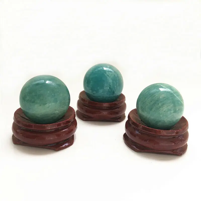 1 шт. натуральный Амазонит Сфера кварц хрустальный шар Исцеление подарок