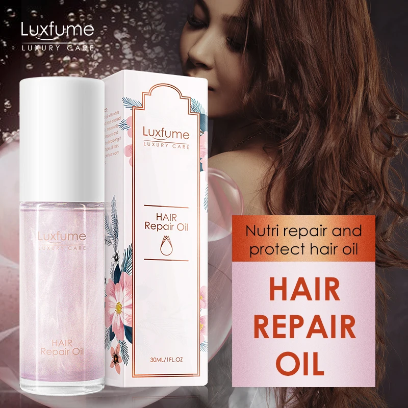 

Luxfume 30ML Hair Care Hair Repair Oil Repair Dry And Frizzy Soft Silky Nourish Hair Conditioner Essential Oil Conditioner TSLM2