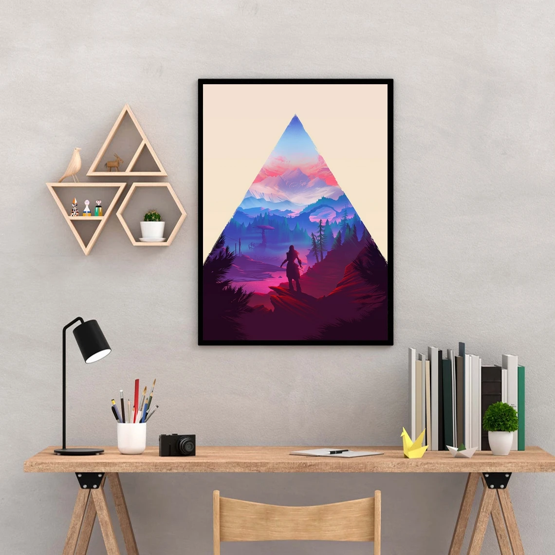 

Плакат Horizon Zero Dawn для видеоигр, Художественная Картина на холсте, настенные картины для гостиной, домашний декор (без рамки)