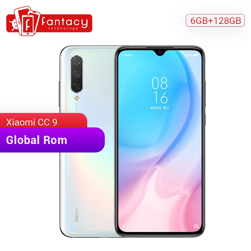 Xiaomi CC 9 CC9 6 GB ram 128 GB rom мобильный телефон Snapdragon 710 48MP Тройная камера 32MP фронтальная камера 6,3" полный экран