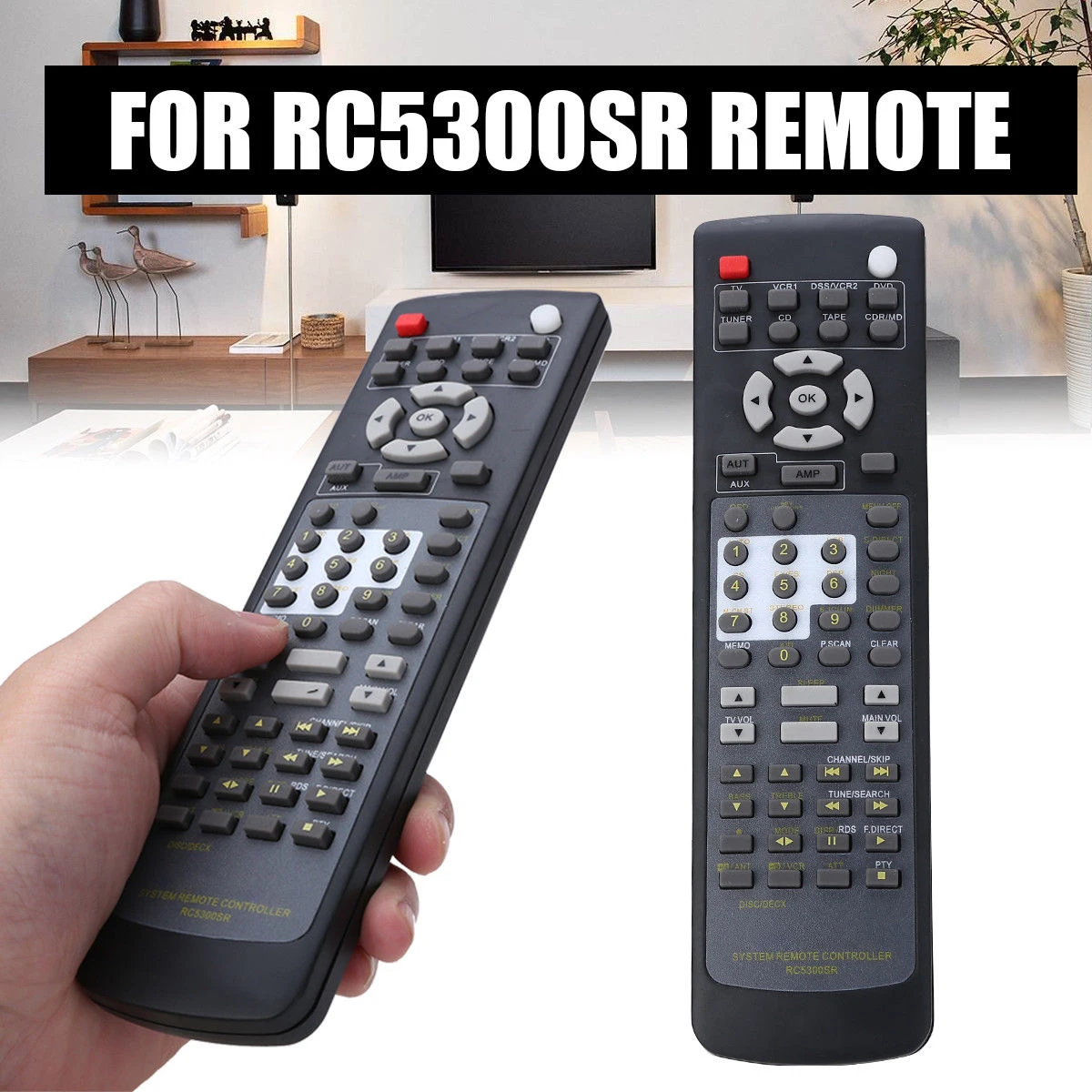 Черный пульт дистанционного управления RC5300SR для аудиосистемы MARANTZ SR4200 SR4300 433