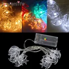 EID Mubarak 10 Светодиодный светильник с полоской Звезда Луна светодиодный светильник s украшение EID вечерние принадлежности Рамадан мусульманский ислам вечерние украшения Eid Al Adha