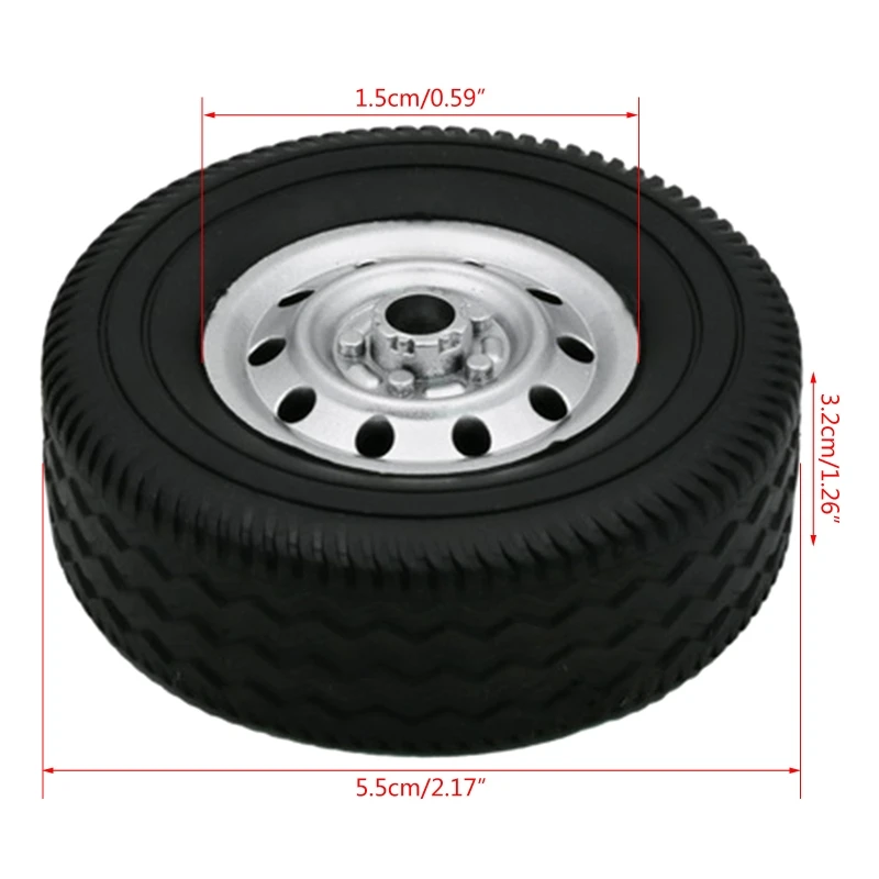 

4pcs/set Remote Control Car Wheel Rubber Tires for WPL D12 Drift Pickup