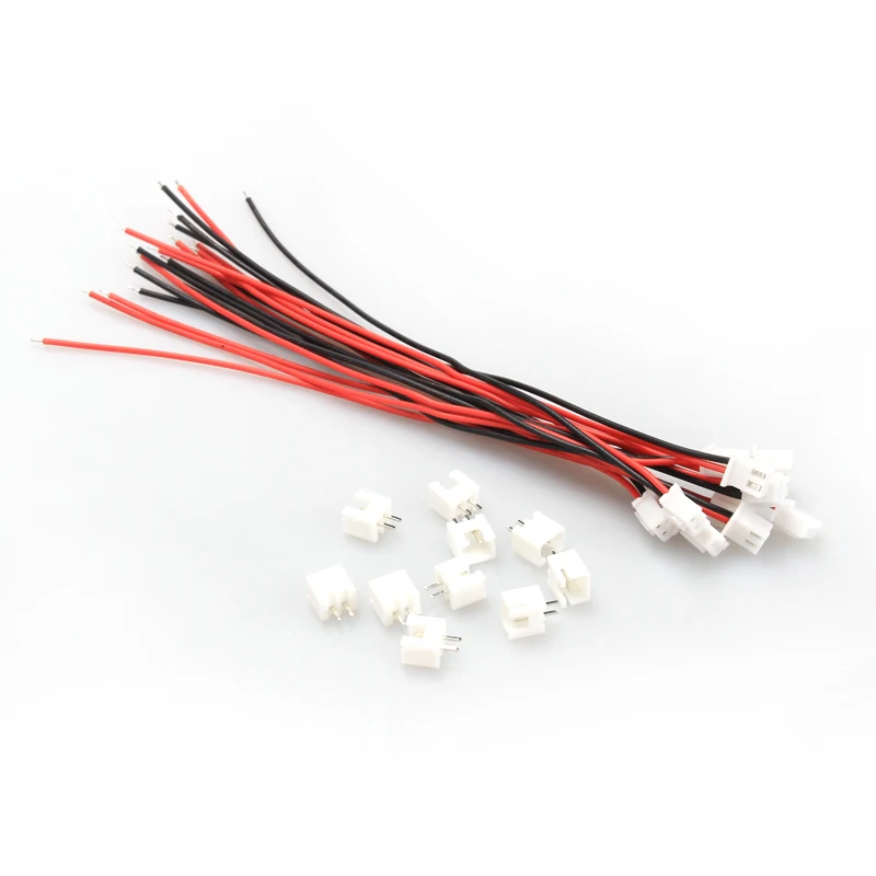10Pcs DIY Mini Micro JST XH2.54mm Connector Terminal Plug with Cable Wire 24AWG 15cm for RC Model Battery Receiver | Игрушки и хобби