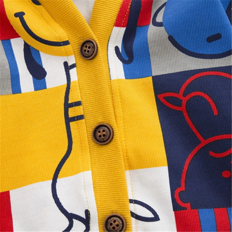 2 шт./комплект детский трикотажный кардиган и джинсы | Детская одежда обувь