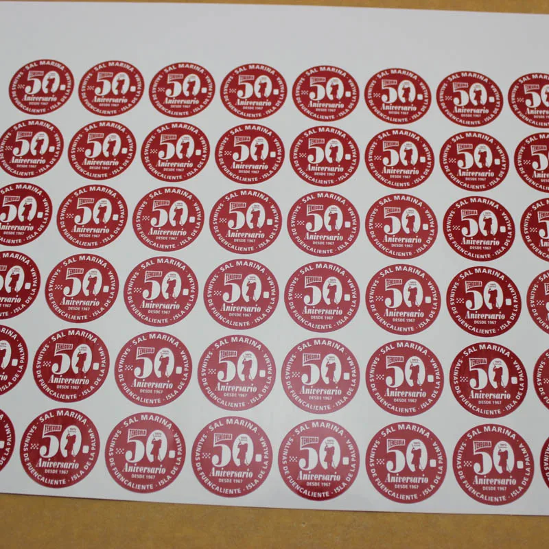 Рекламная Водонепроницаемая яркая наклейка для бутылок с лекарственными