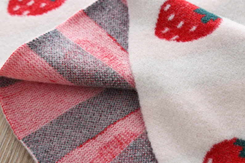 Новый Зимний комплект одежды для маленьких девочек корейский вязаный свитер