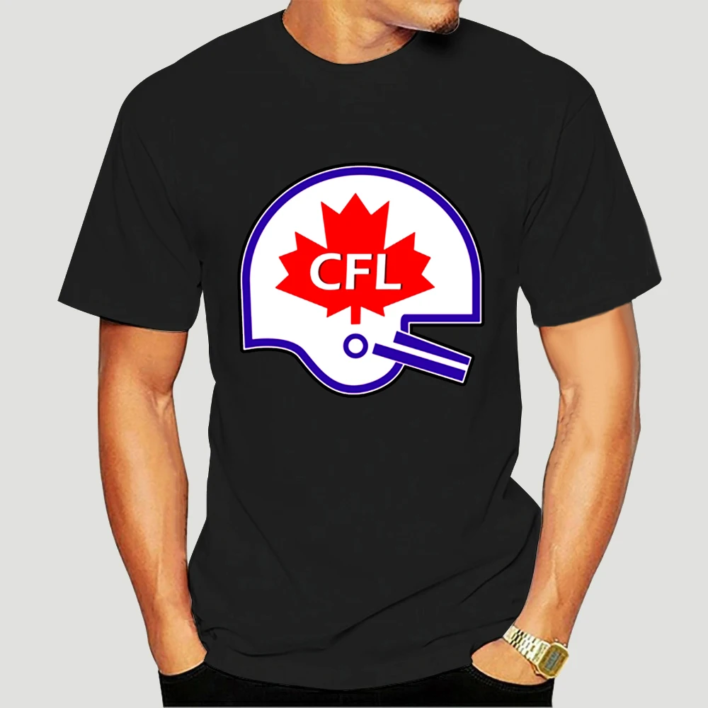 Cfl Ретро логотип Канадской футбольной лиги Винтажная футболка с возвратом назад